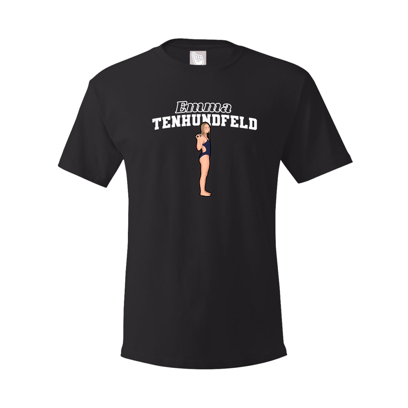 Youth Tee — Name Arch in Black