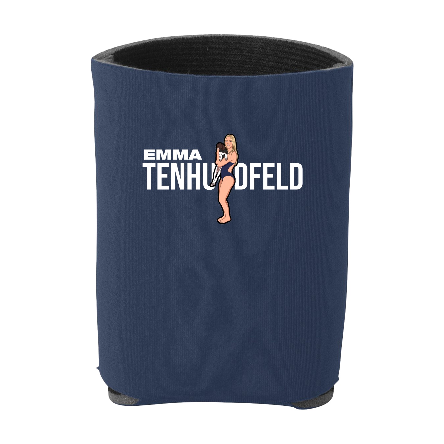 Can Holder — Player Name in Navy