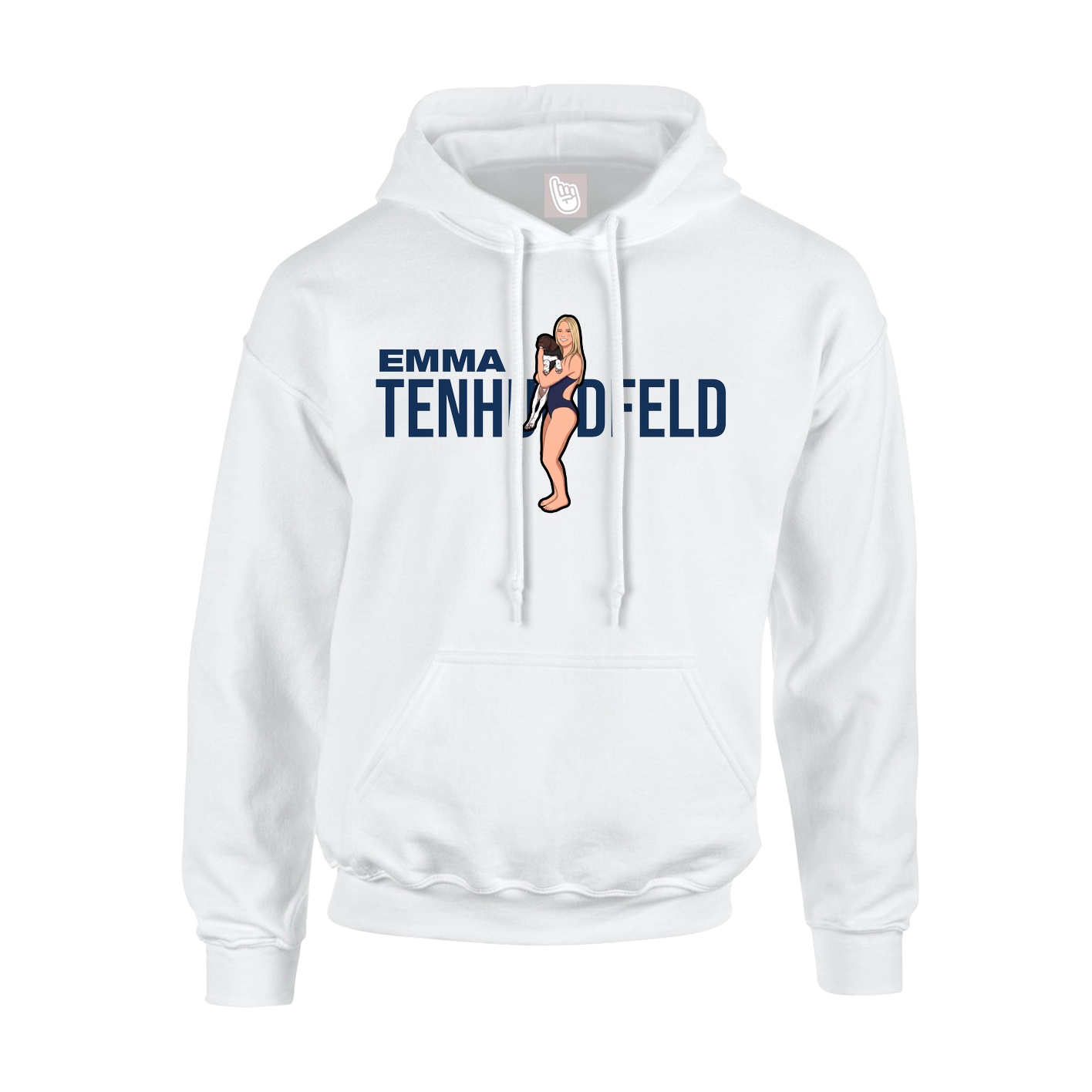 Hoodie — Player Name in White
