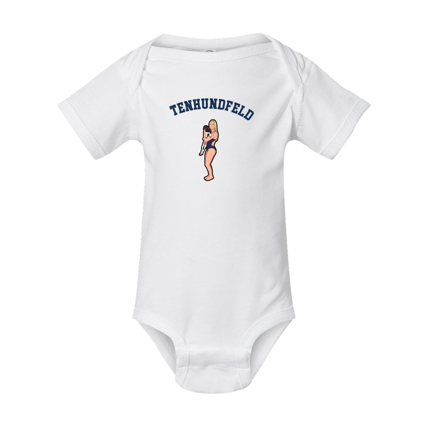 Baby Onesie — Shirsey Arch in White
