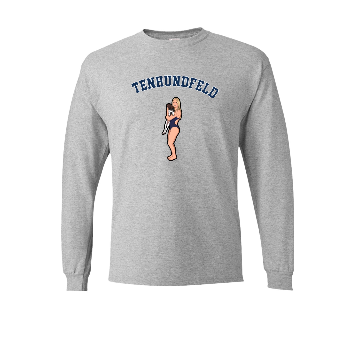 Long Sleeve Tee — Shirsey Arch in Grey