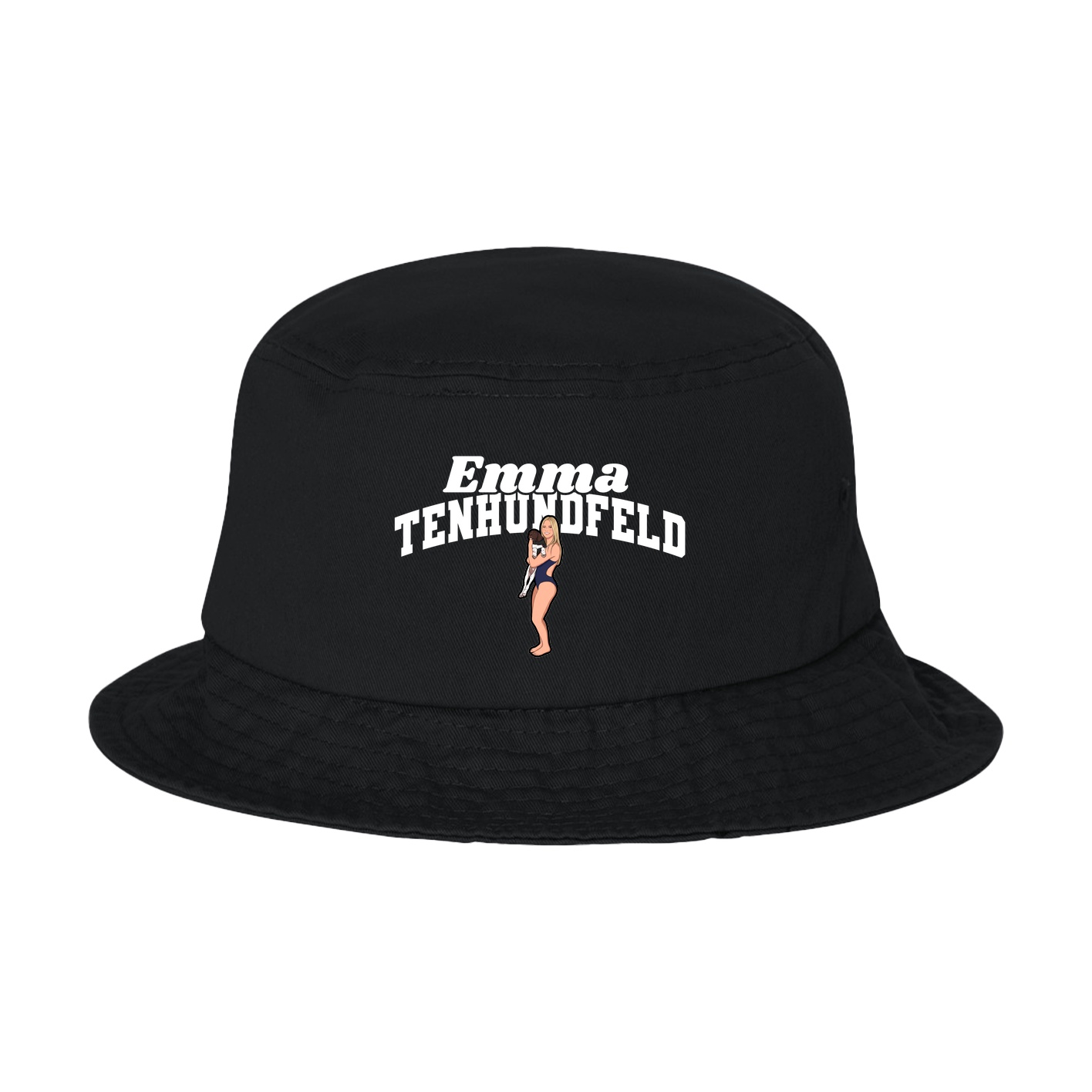 Bucket Cap — Signature Arch in Black