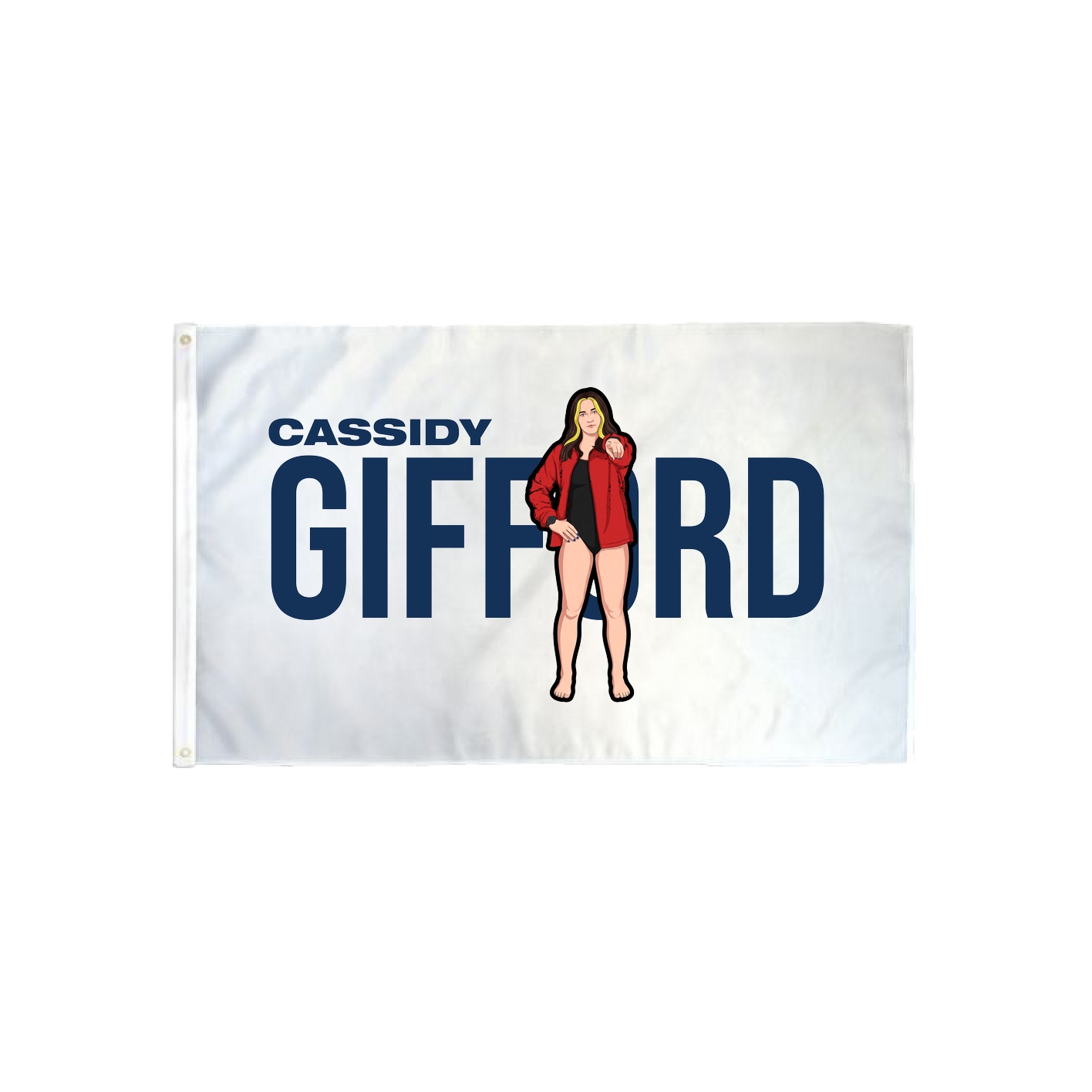 3x5 Flag — Player Name in Classic