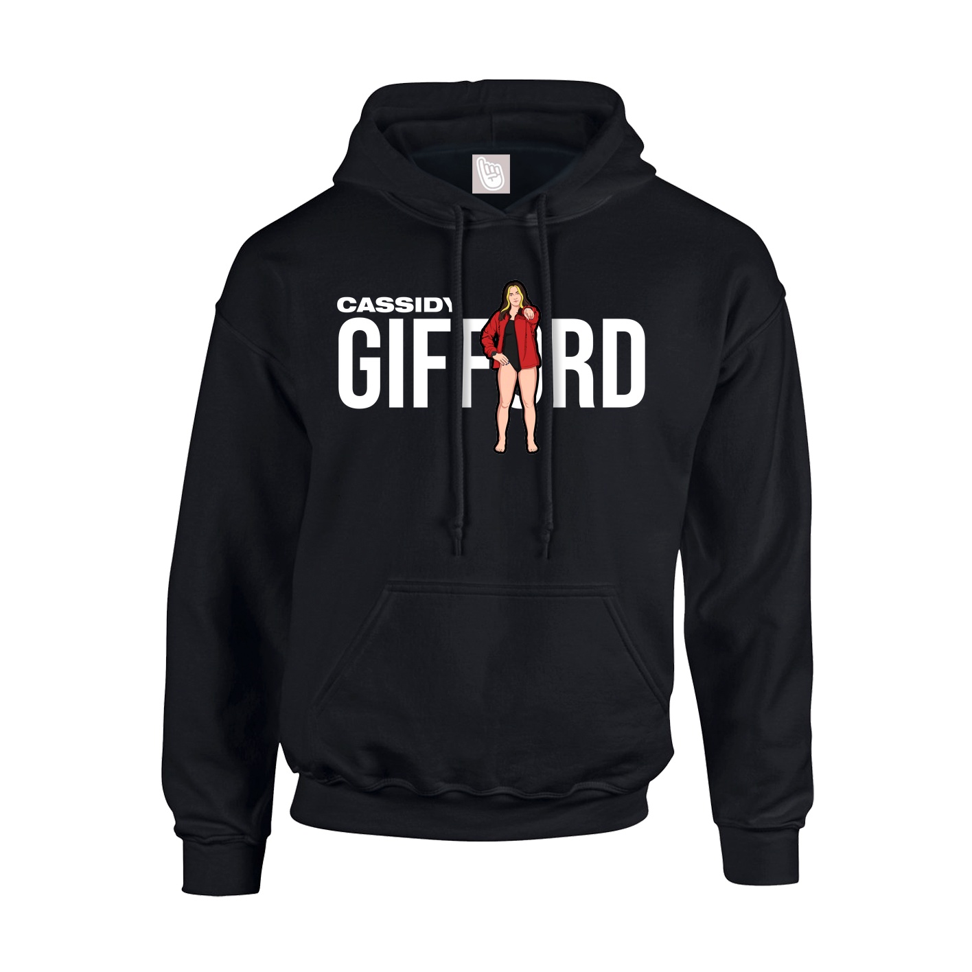 Hoodie — Player Name in Black