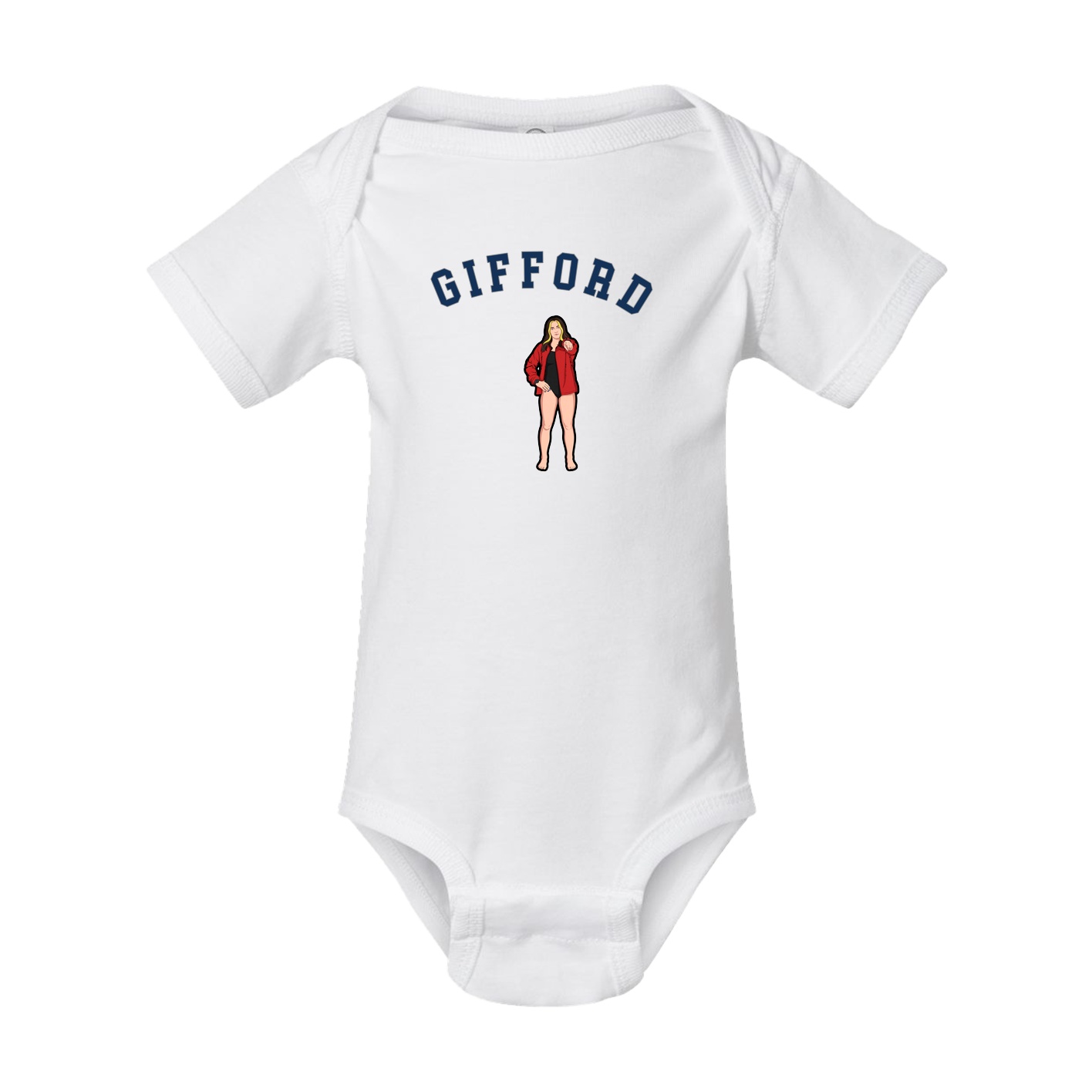 Baby Onesie — Shirsey Arch in White
