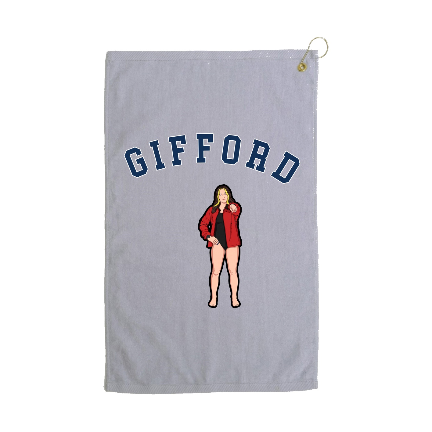Golf Towel — Shirsey Arch in Grey