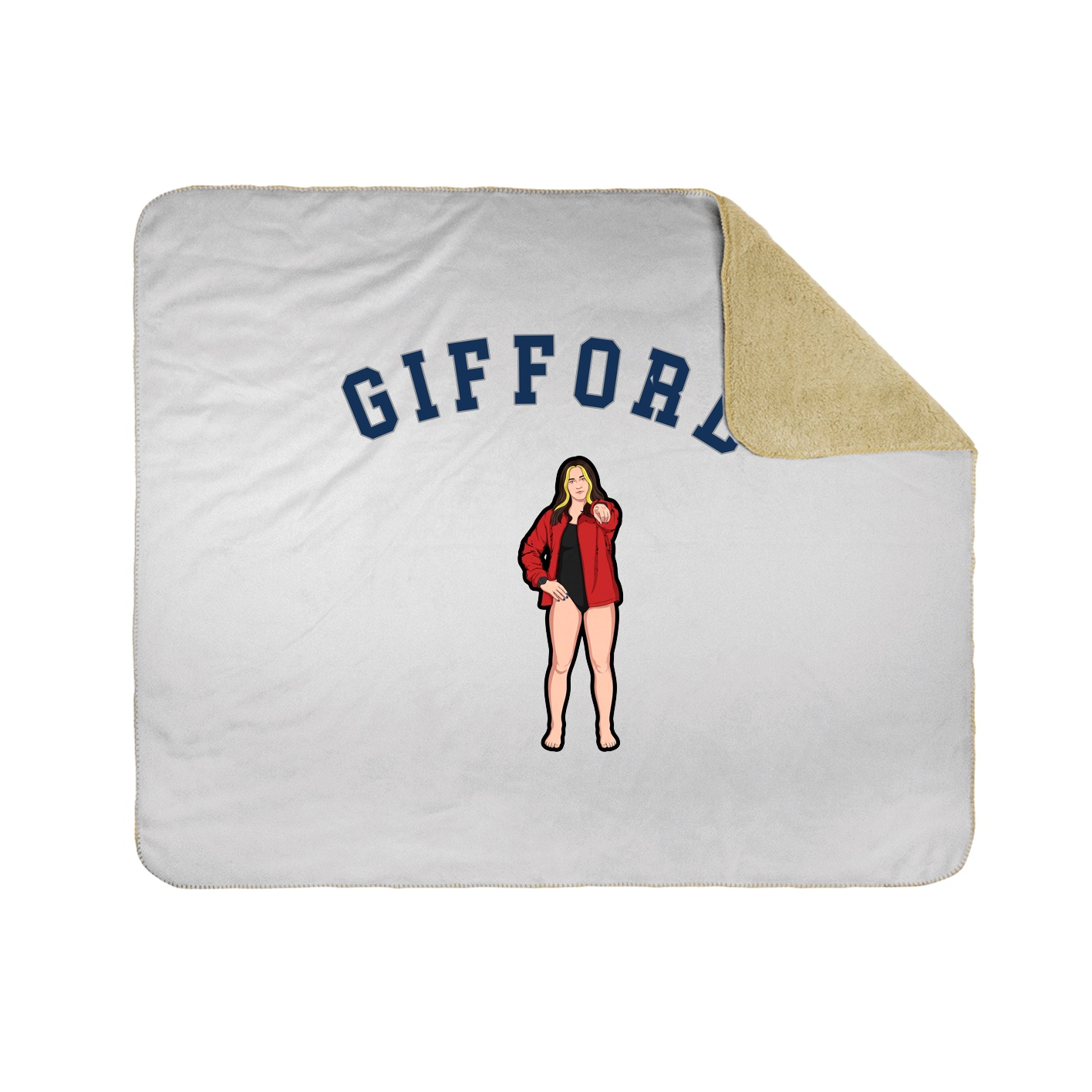 Throw Blanket — Shirsey Arch in White