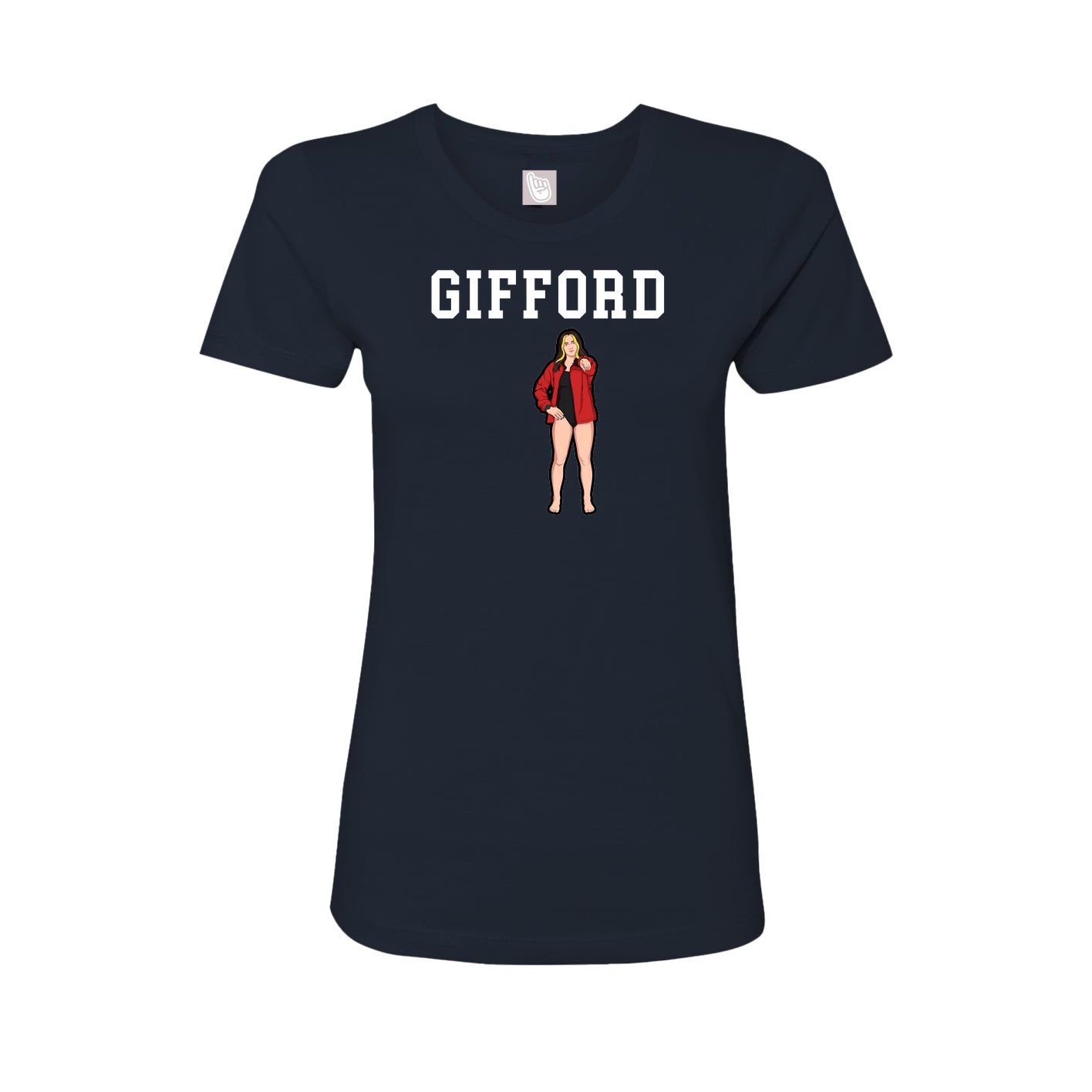 Fitted Women's Tee — Shirsey in Navy