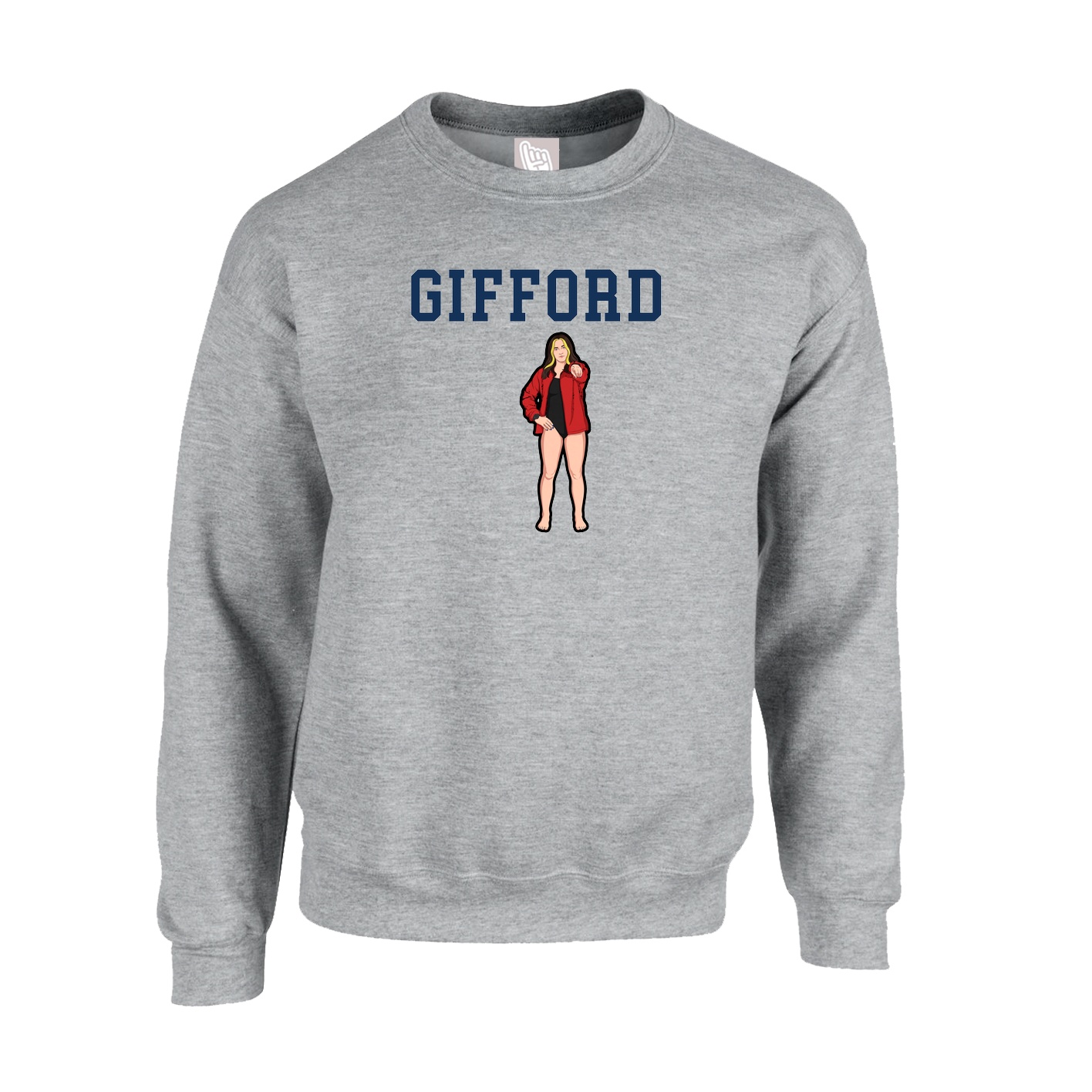 Fleece Crew — Shirsey in Grey