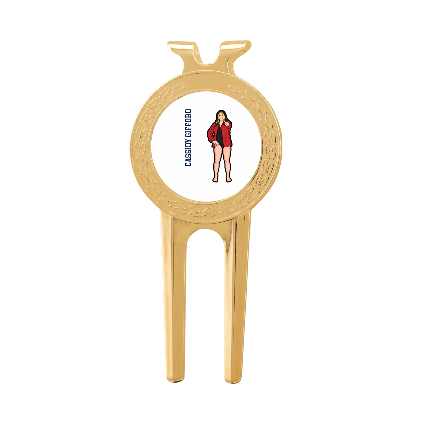 Divot Tool with Ball Marker — Name Vertical in Classic