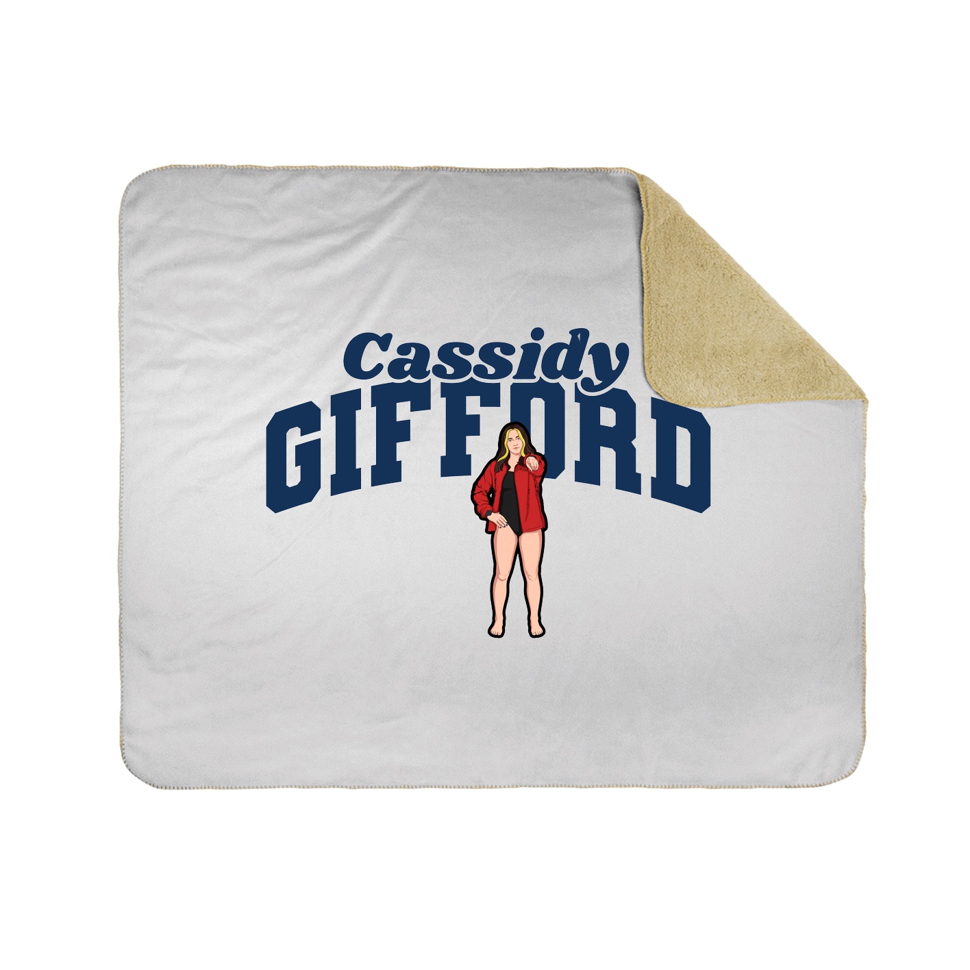 Throw Blanket — Signature Arch in White