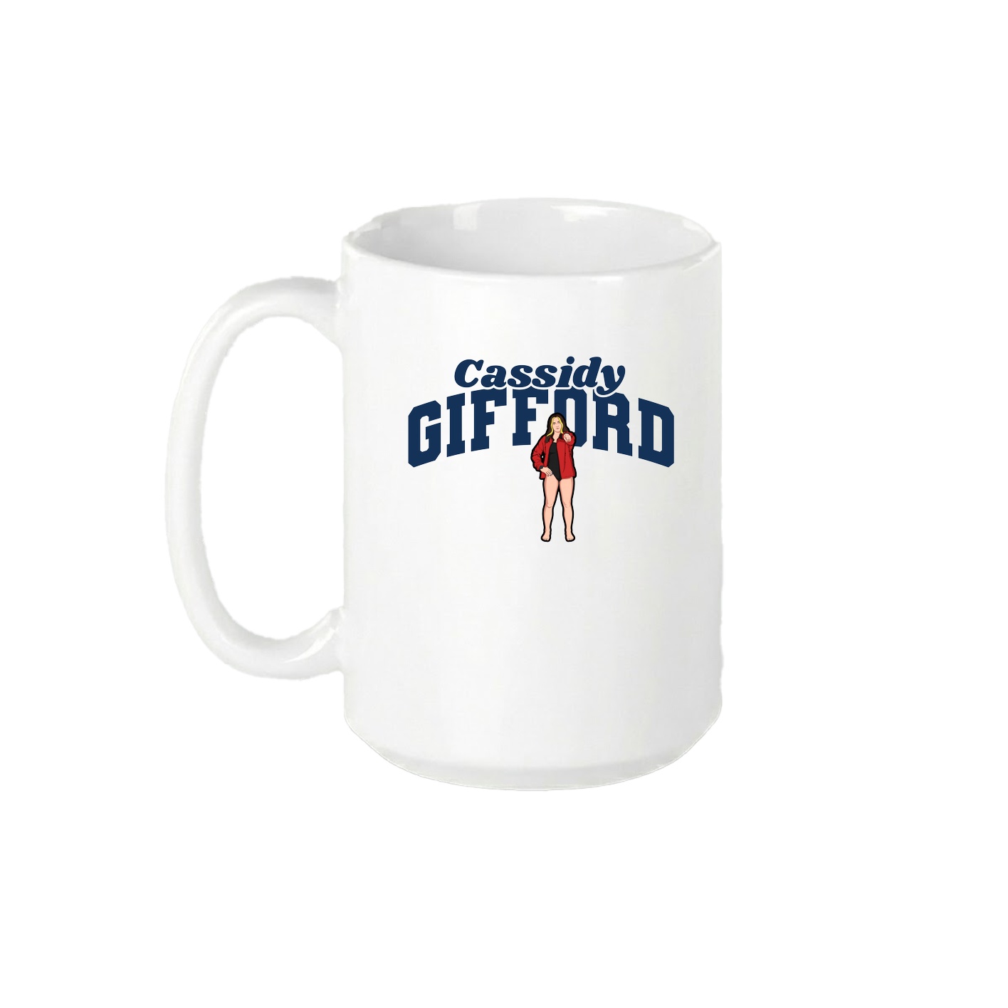 15oz Coffee Mug — Signature Arch in White
