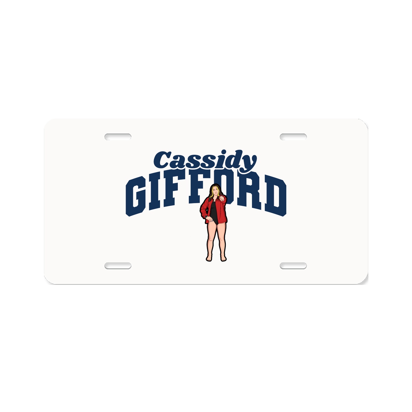 License Plate — Signature Arch in Classic