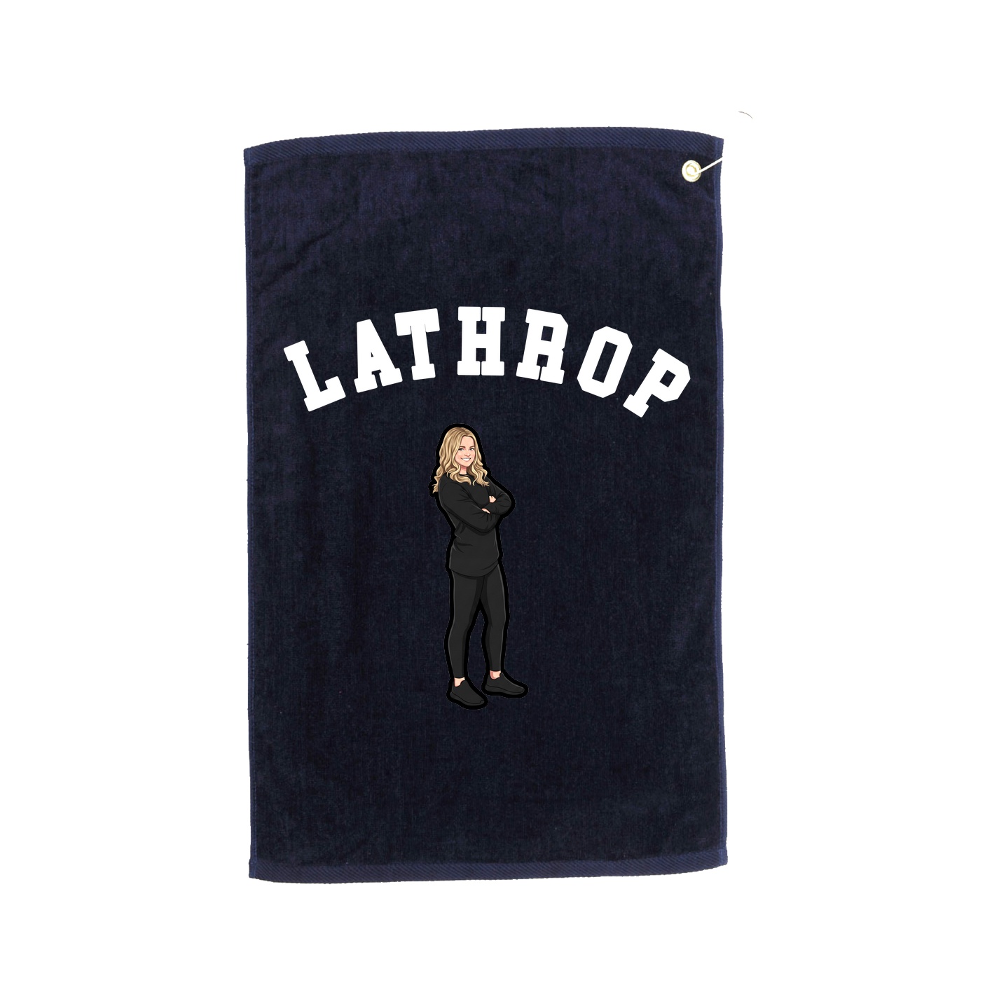 Golf Towel — Shirsey Arch in Navy