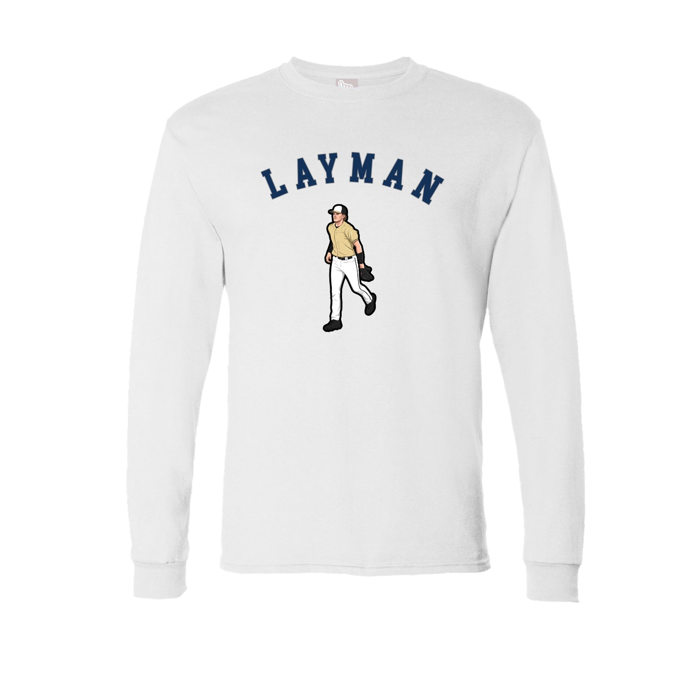 Long Sleeve Tee — Shirsey Arch in White