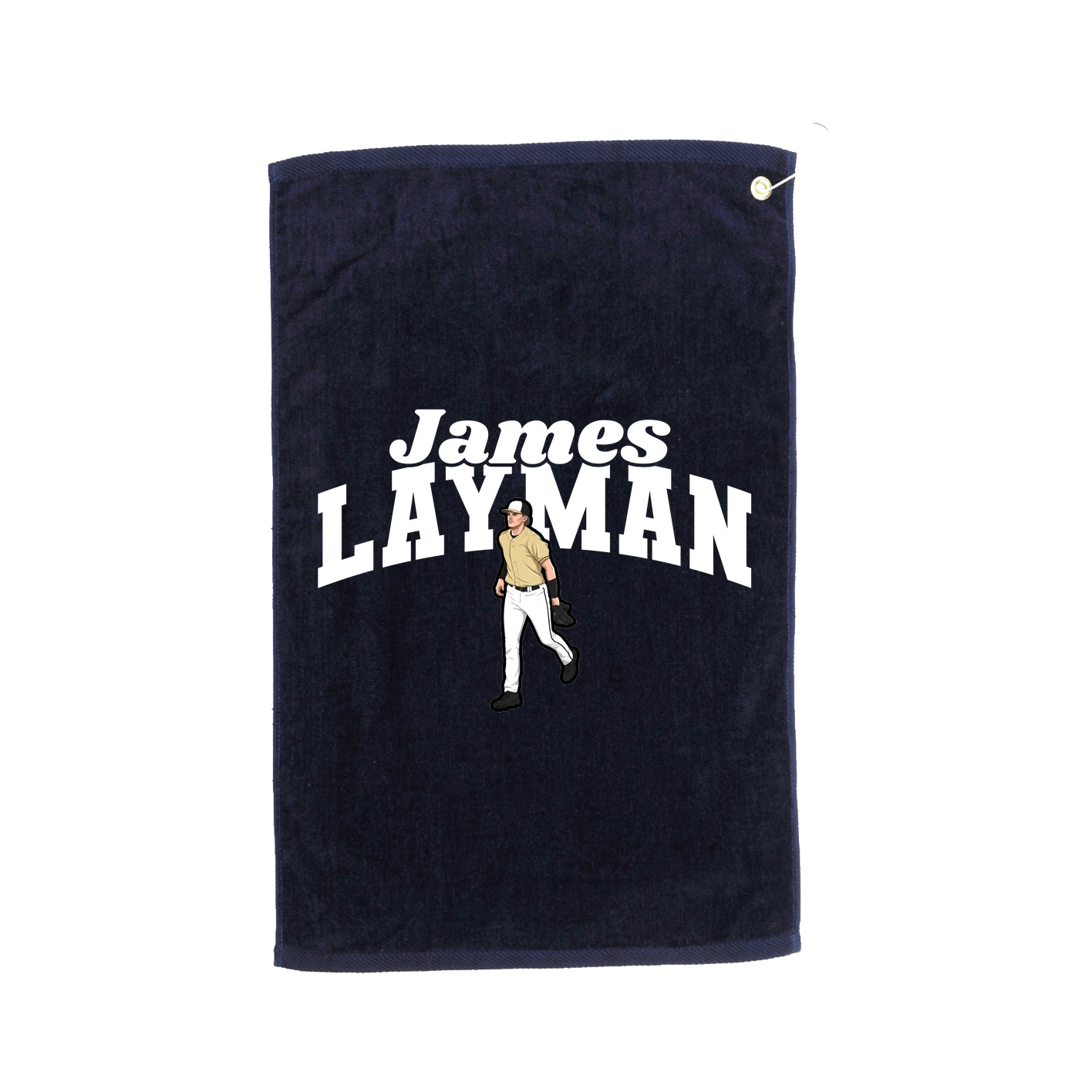 Golf Towel — Signature Arch in Navy