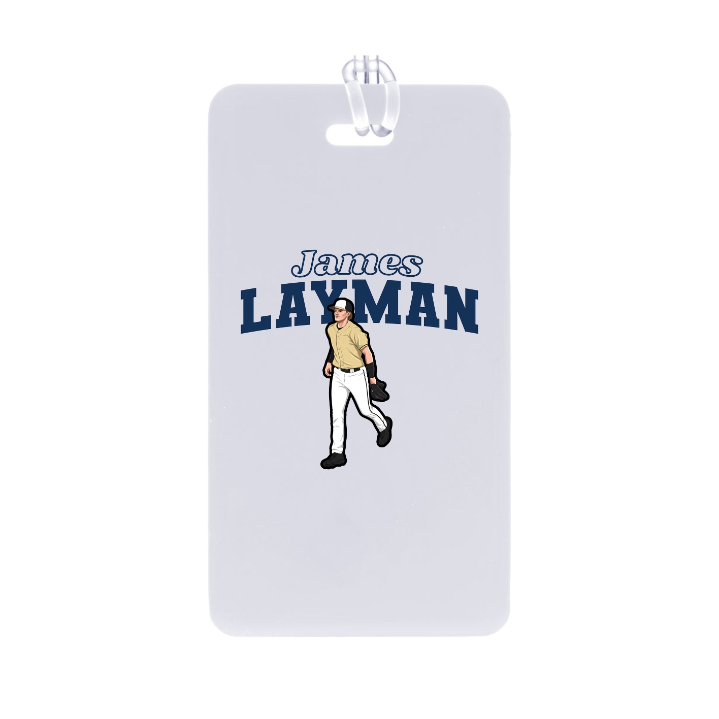 Bag Tag — Name Arch in Classic