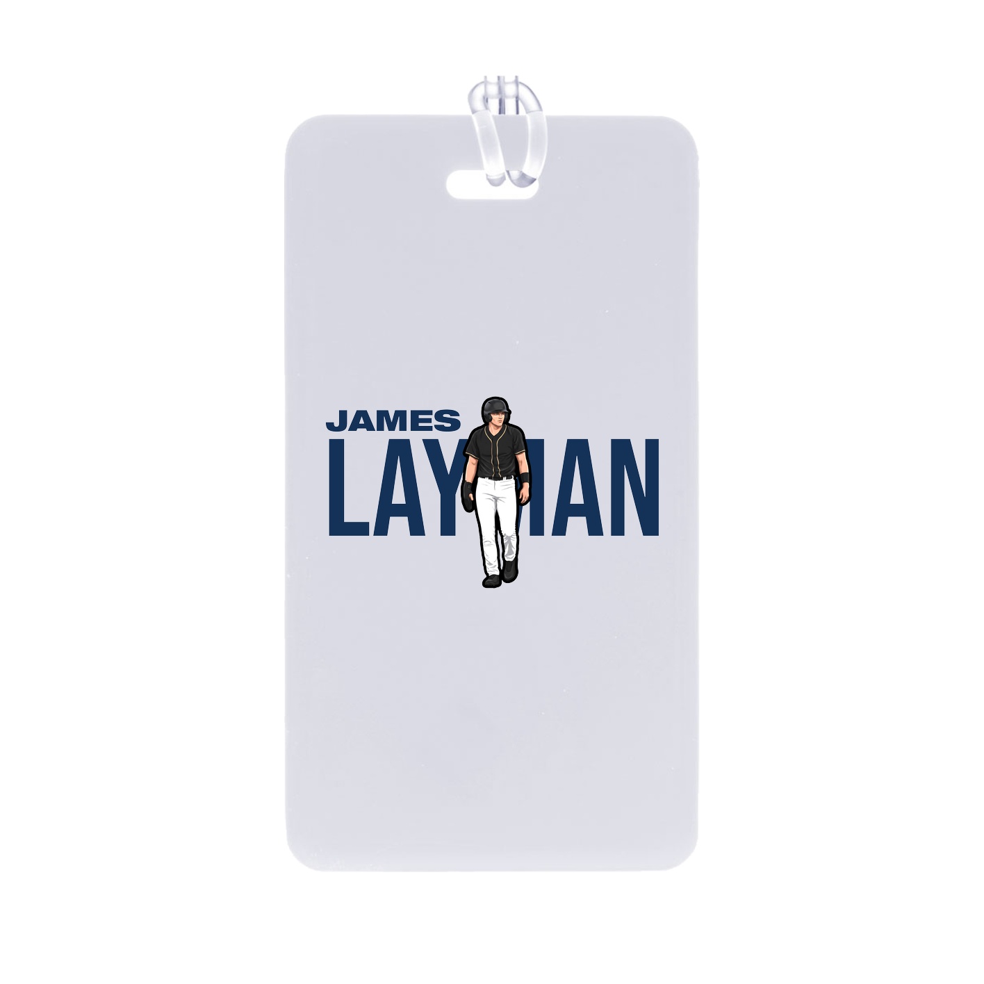 Bag Tag — Player Name in Classic