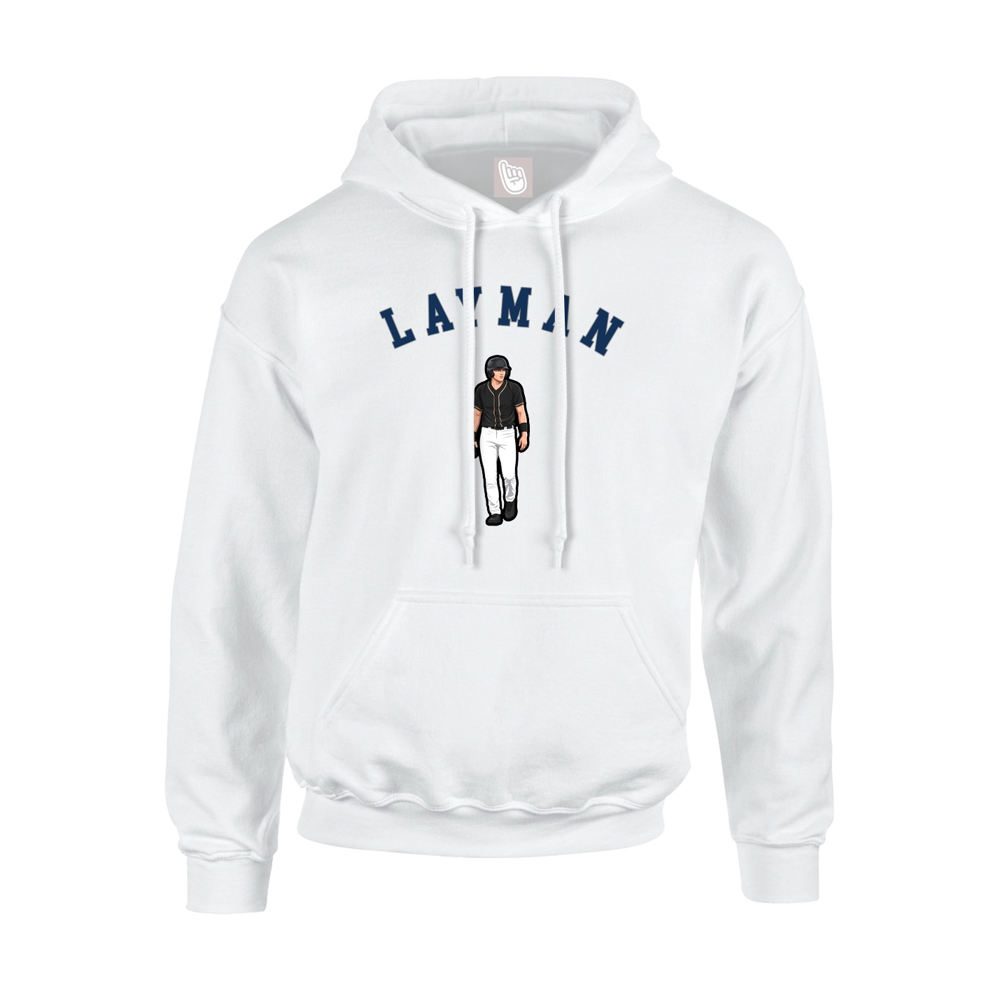 Youth Hoodie — Shirsey Arch in White