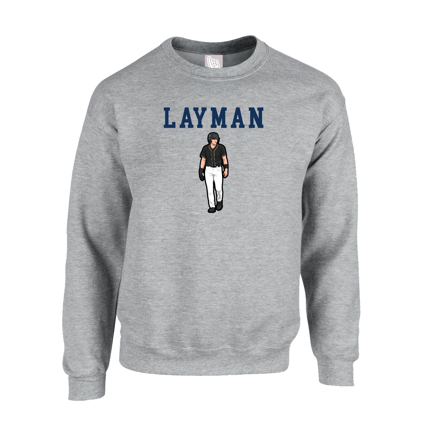 Fleece Crew — Shirsey in Grey