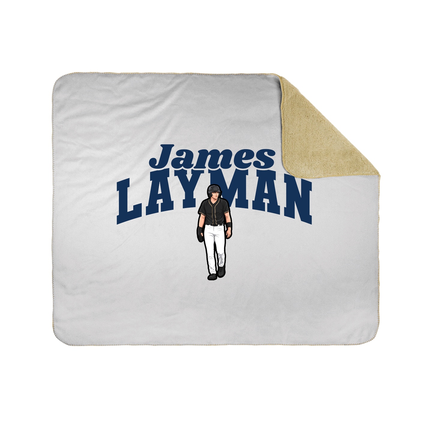 Throw Blanket — Signature Arch in White