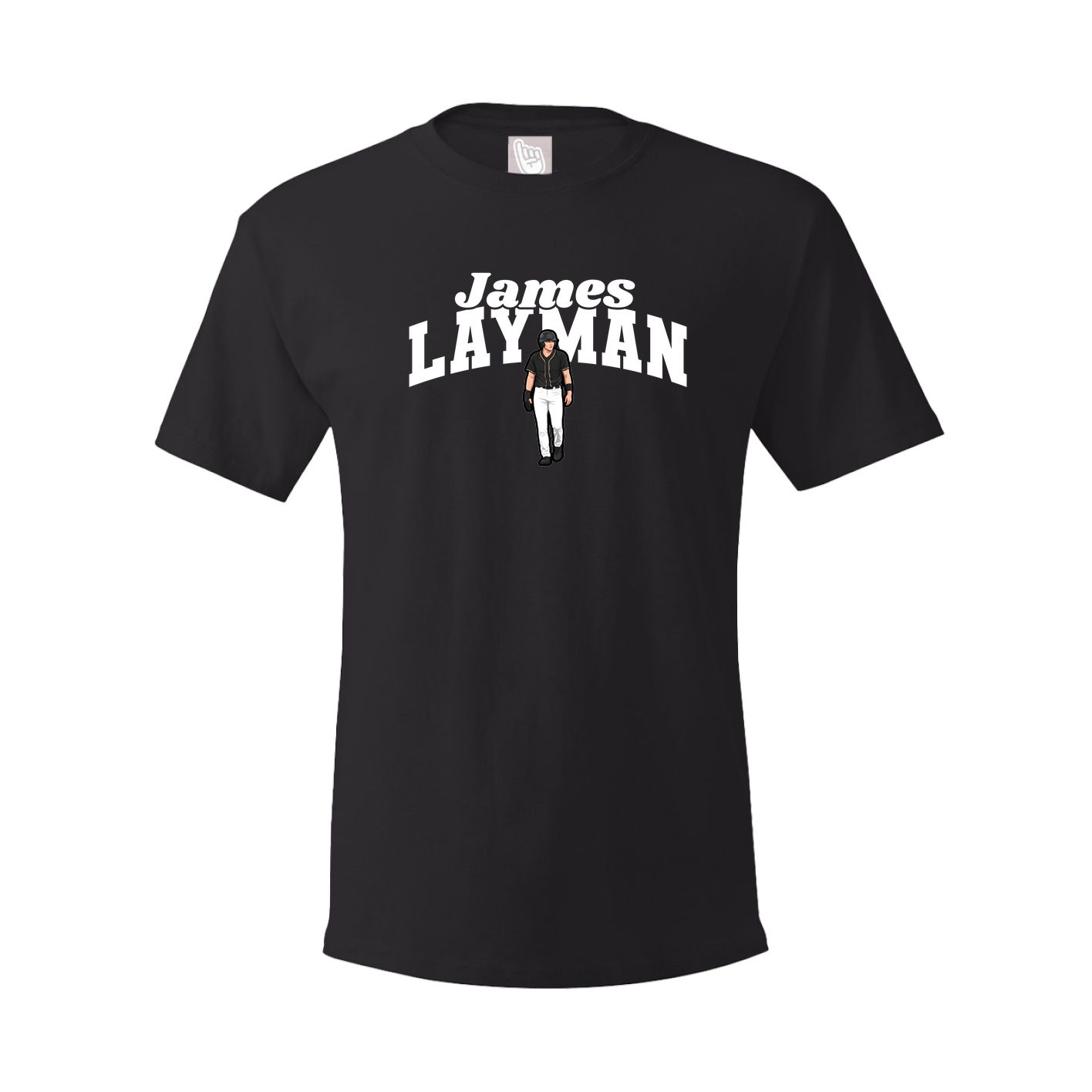Youth Tee — Signature Arch in Black