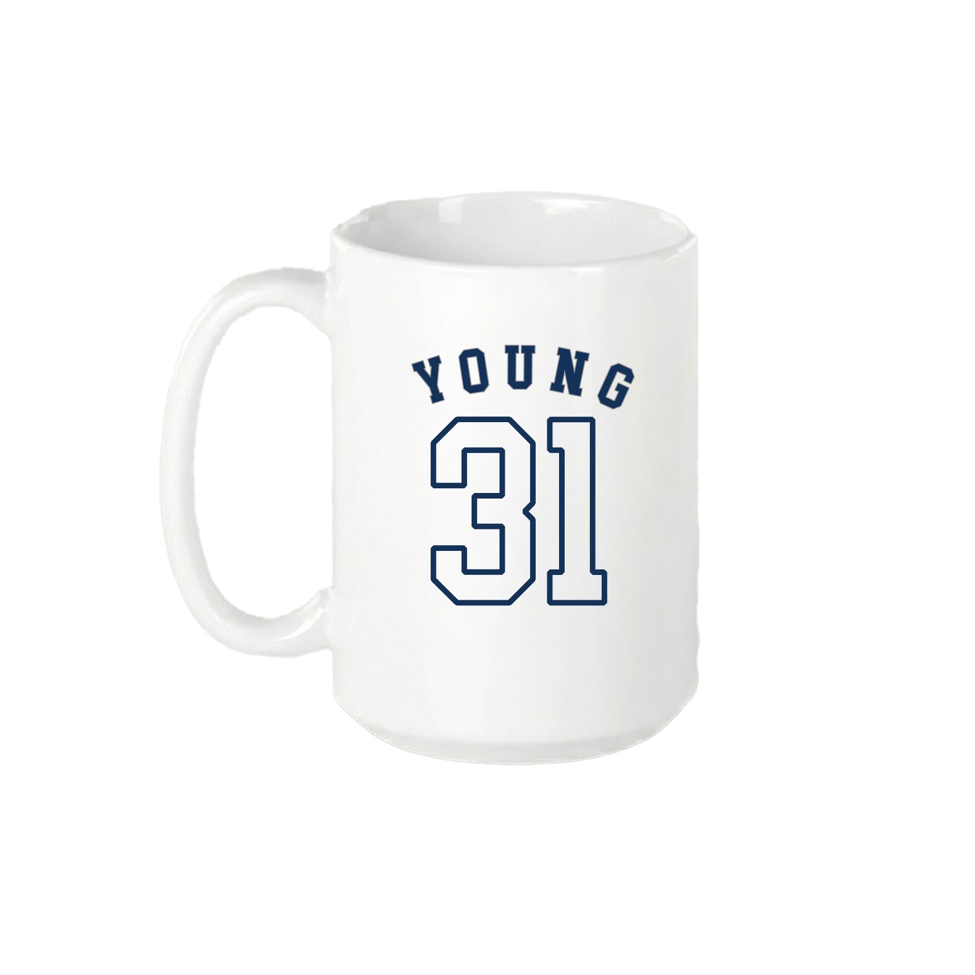 15oz Coffee Mug — Shirsey Arch in White