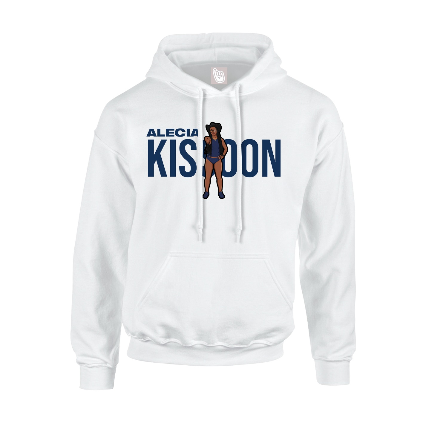 Hoodie — Player Name in White