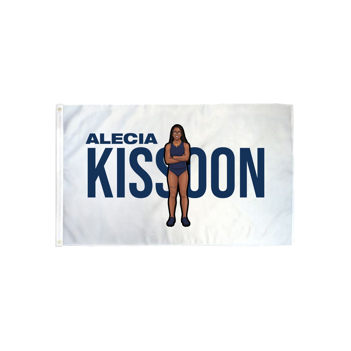 3x5 Flag — Player Name in Classic