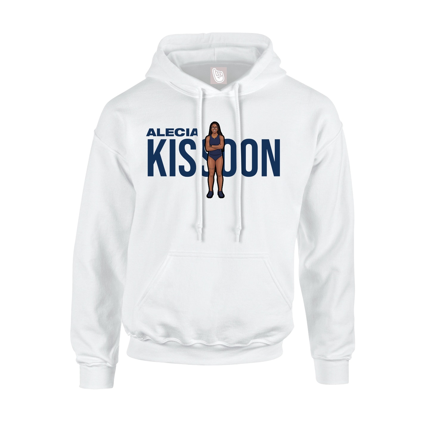 Hoodie — Player Name in White