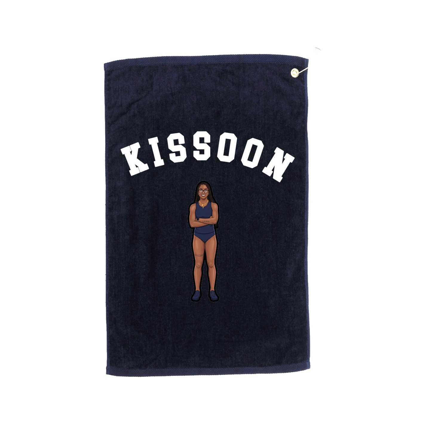 Golf Towel — Shirsey Arch in Navy