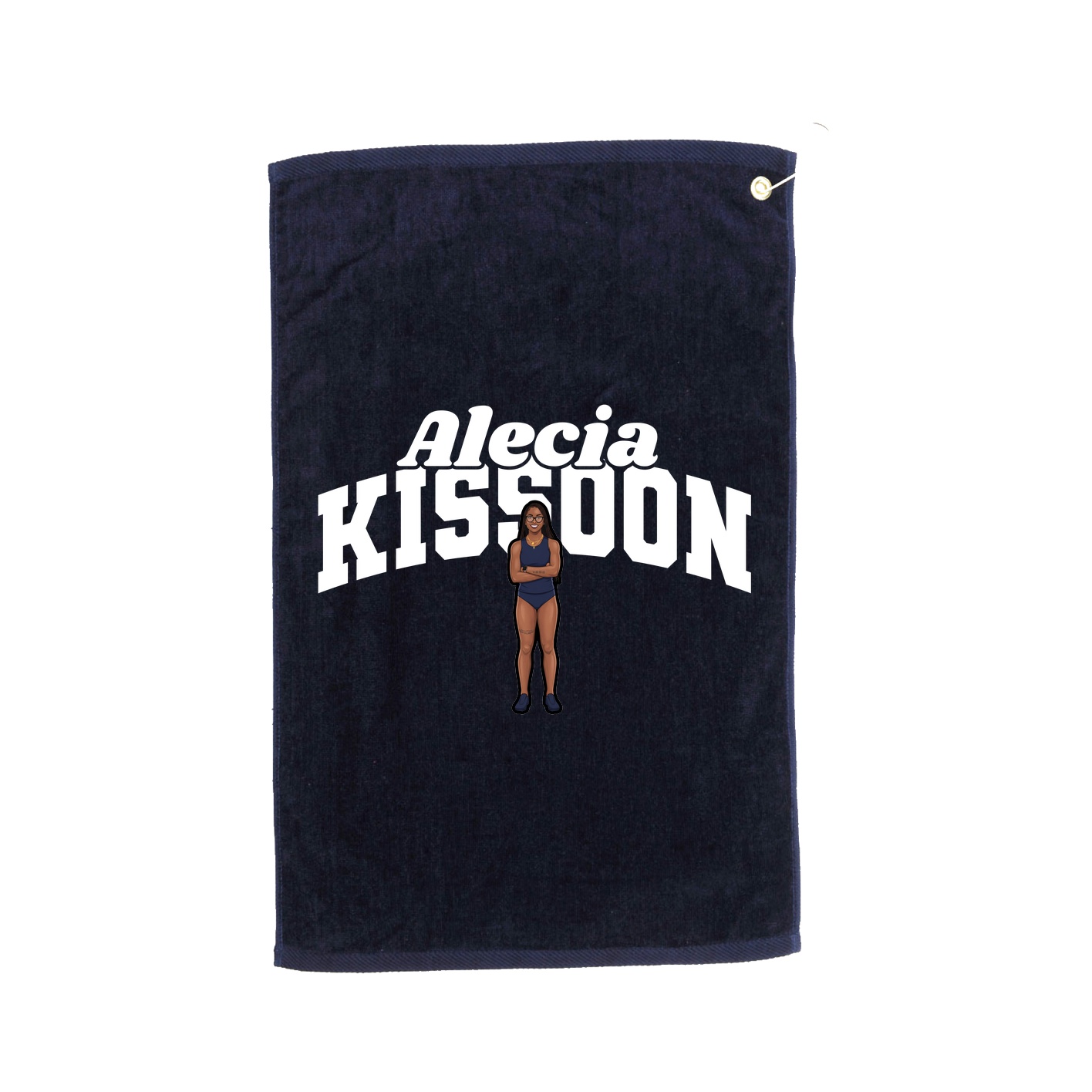 Golf Towel — Signature Arch in Navy