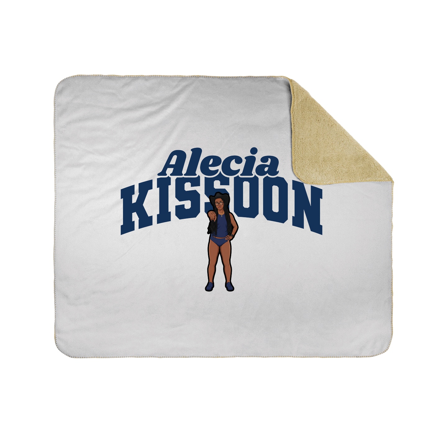 Throw Blanket — Signature Arch in White