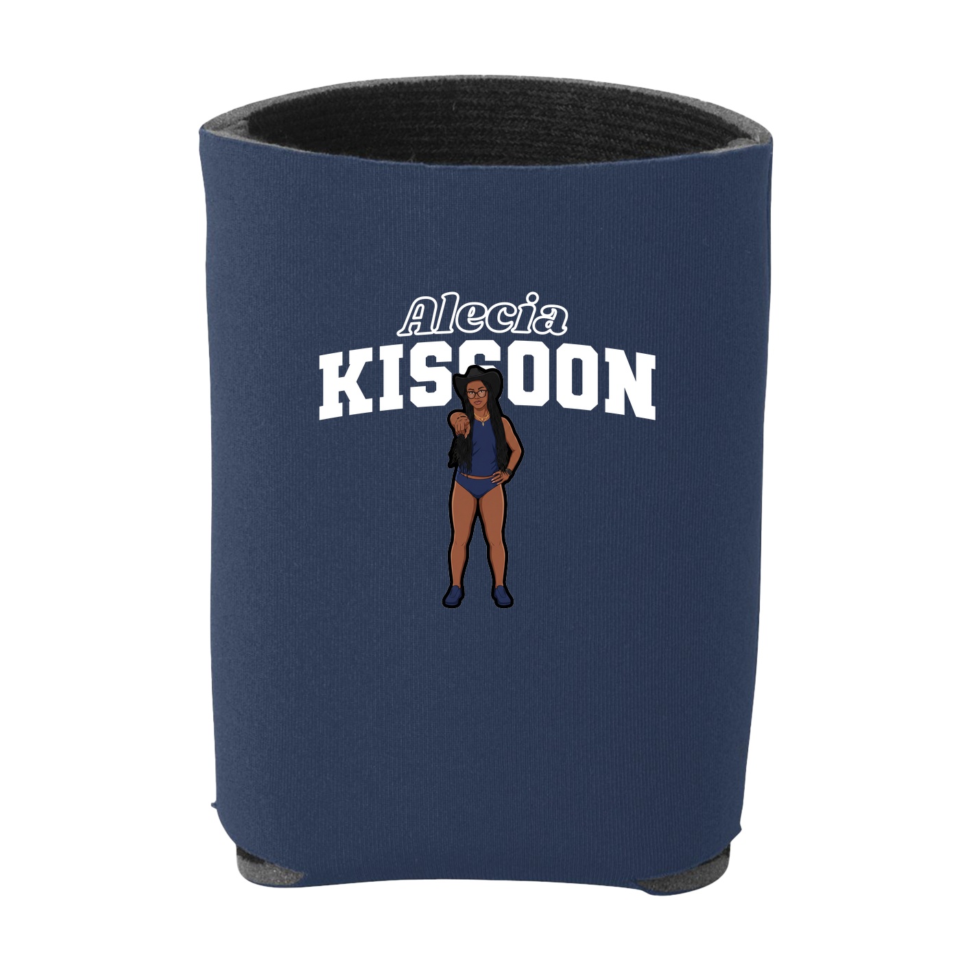 Can Holder — Name Arch in Navy