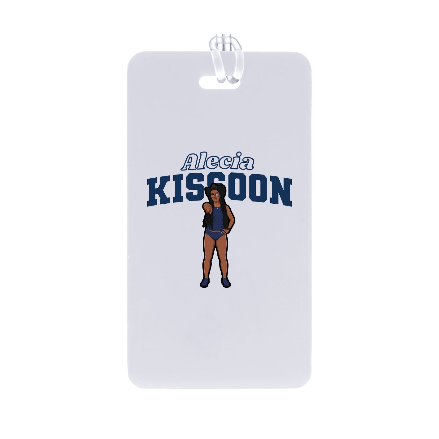 Bag Tag — Name Arch in Classic