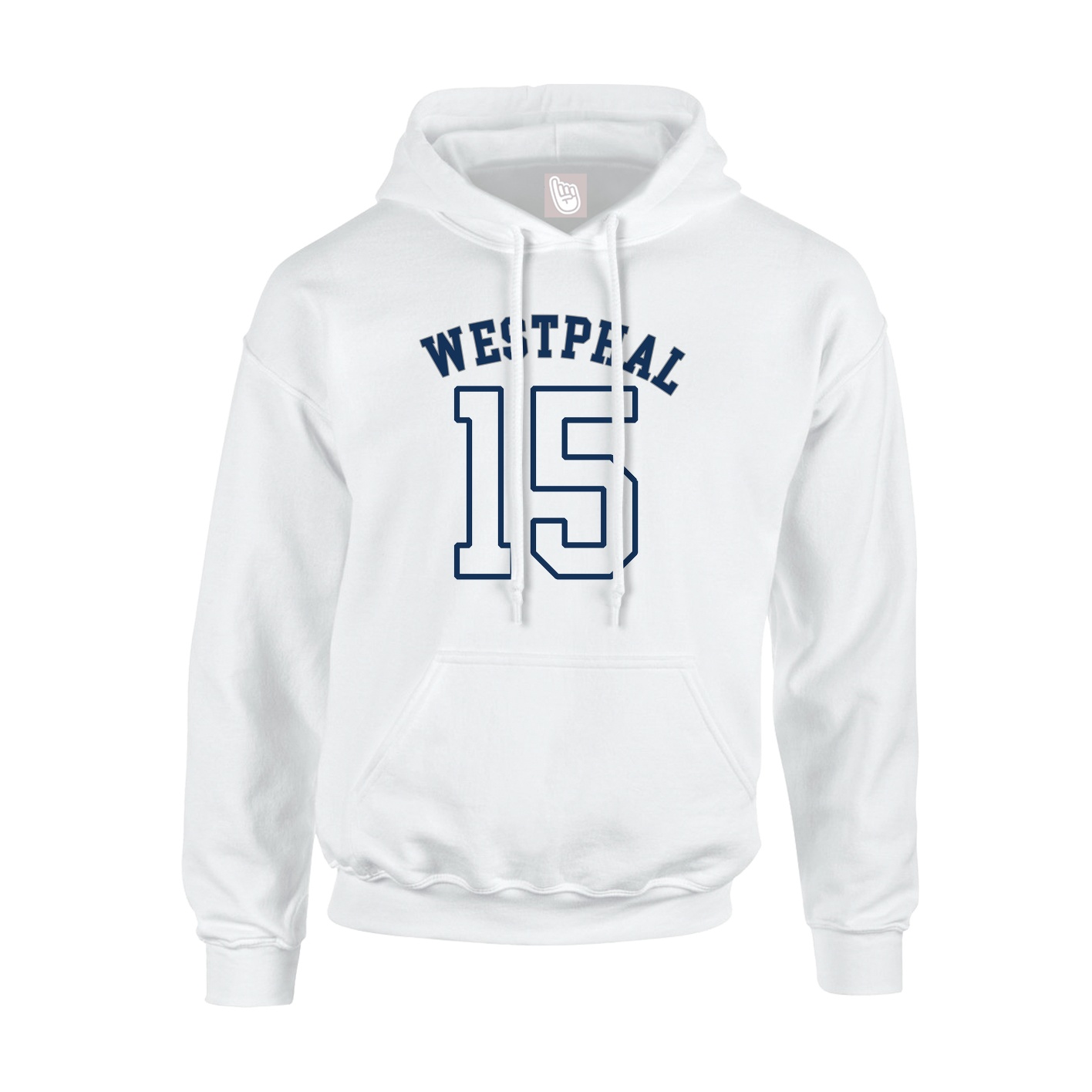 Hoodie — Shirsey Arch in White