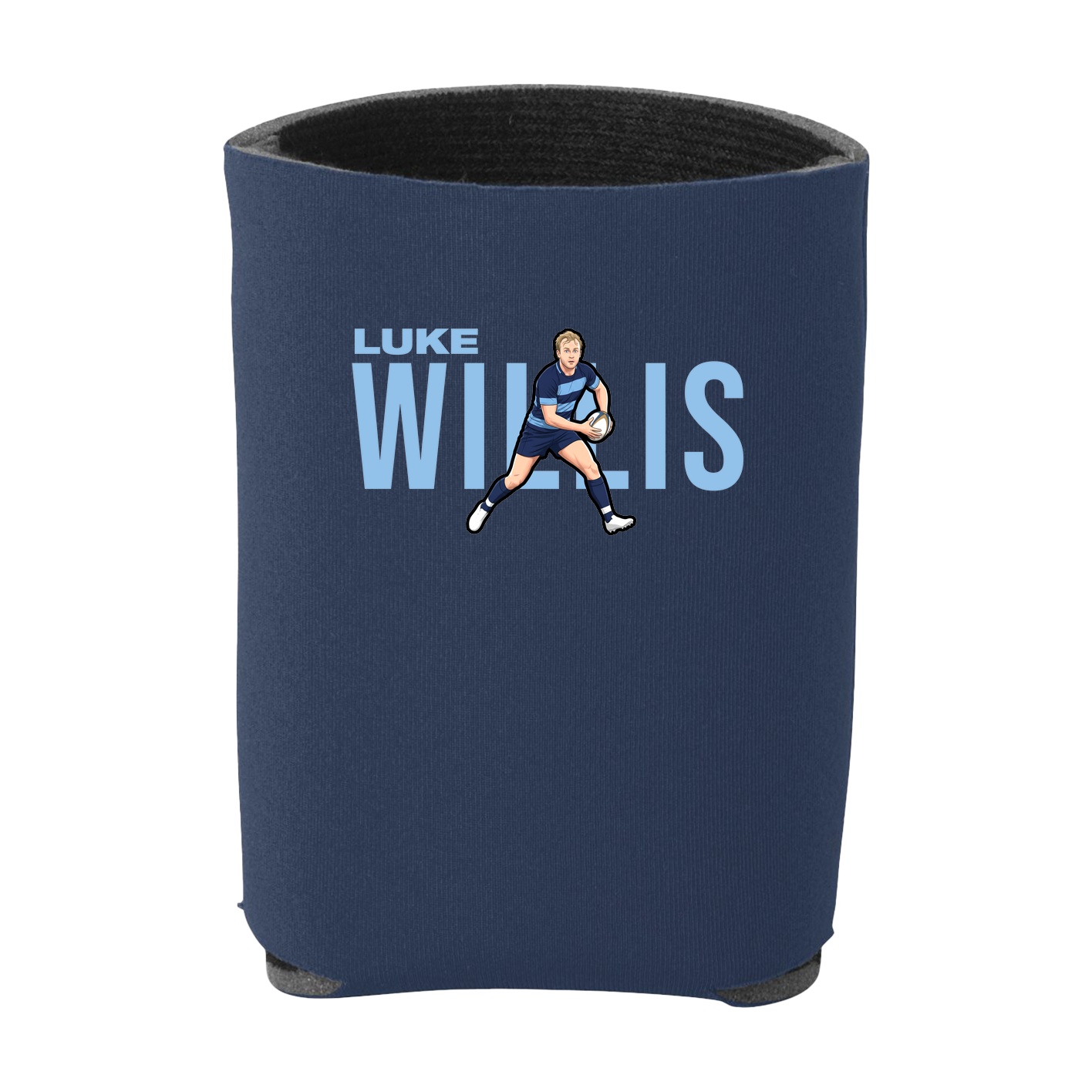 Can Holder — Player Name in Navy