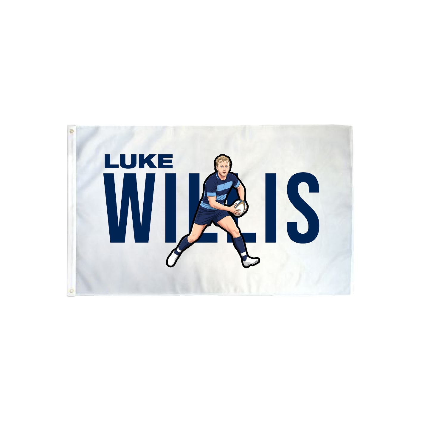3x5 Flag — Player Name in Classic