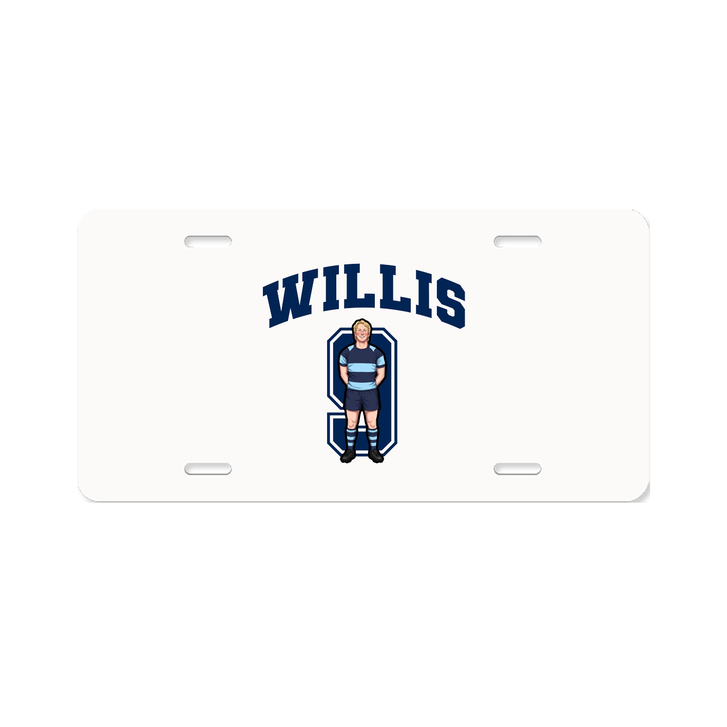 License Plate — Number in Classic