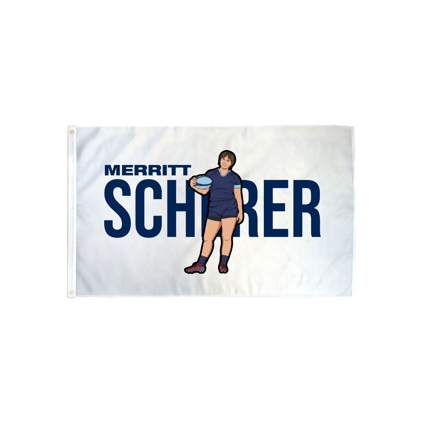 3x5 Flag — Player Name in Classic