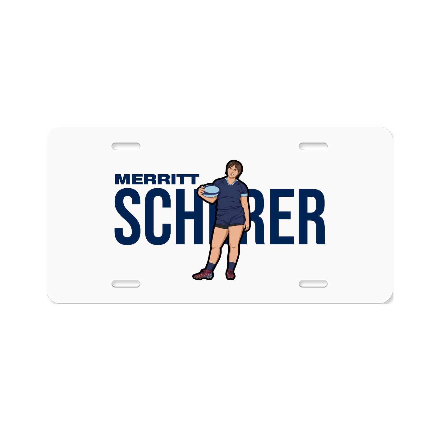 License Plate — Player Name in Classic