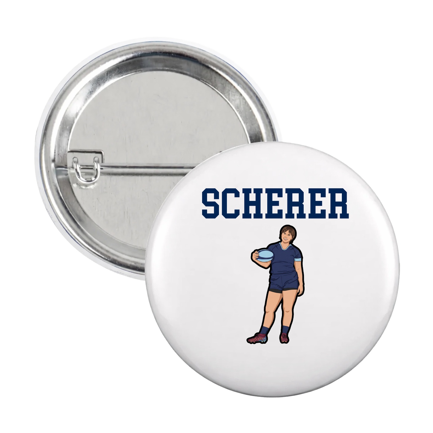 Game Day Button — Shirsey in White