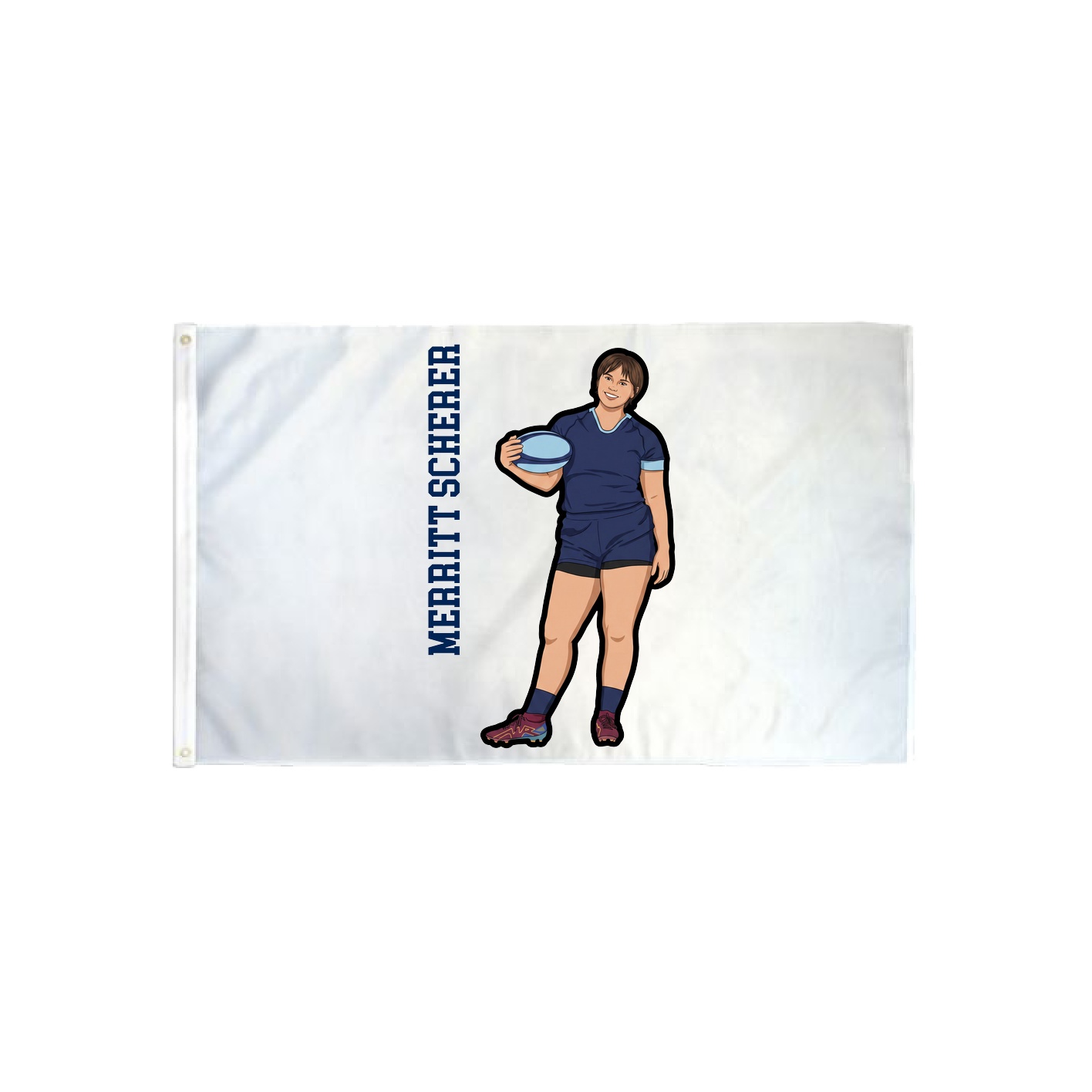 3x5 Flag — Name Vertical in Classic
