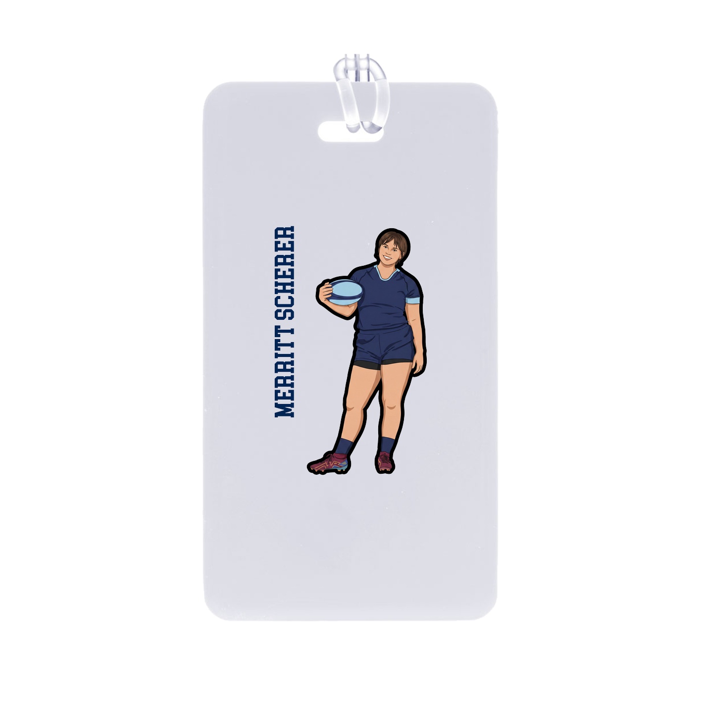 Bag Tag — Name Vertical in Classic