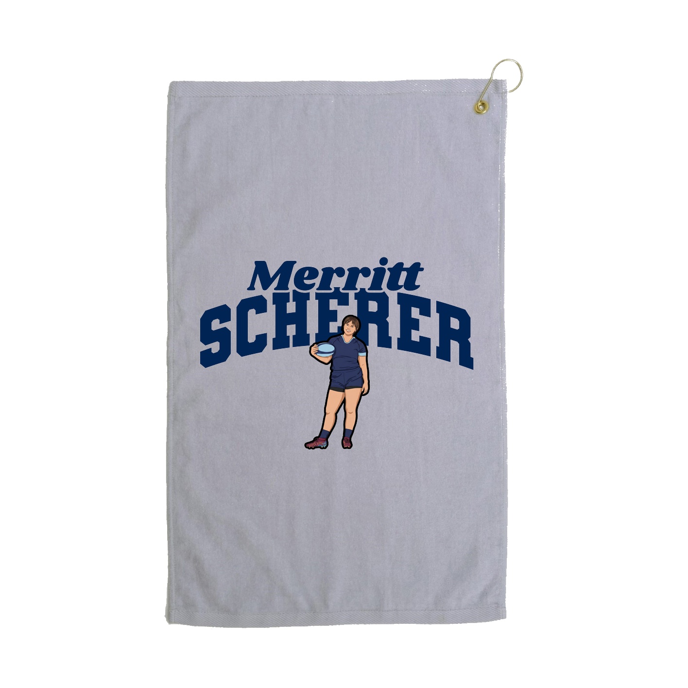 Golf Towel — Signature Arch in Grey
