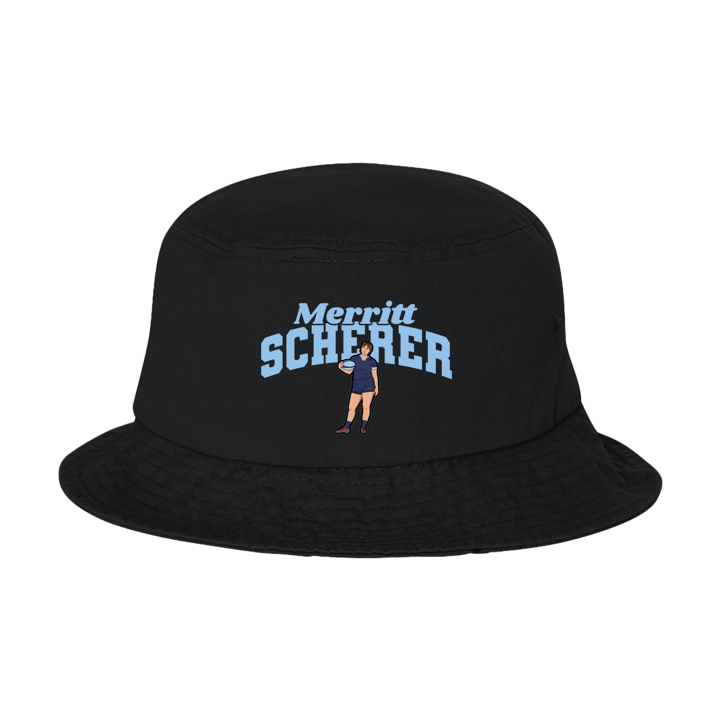 Bucket Cap — Signature Arch in Black