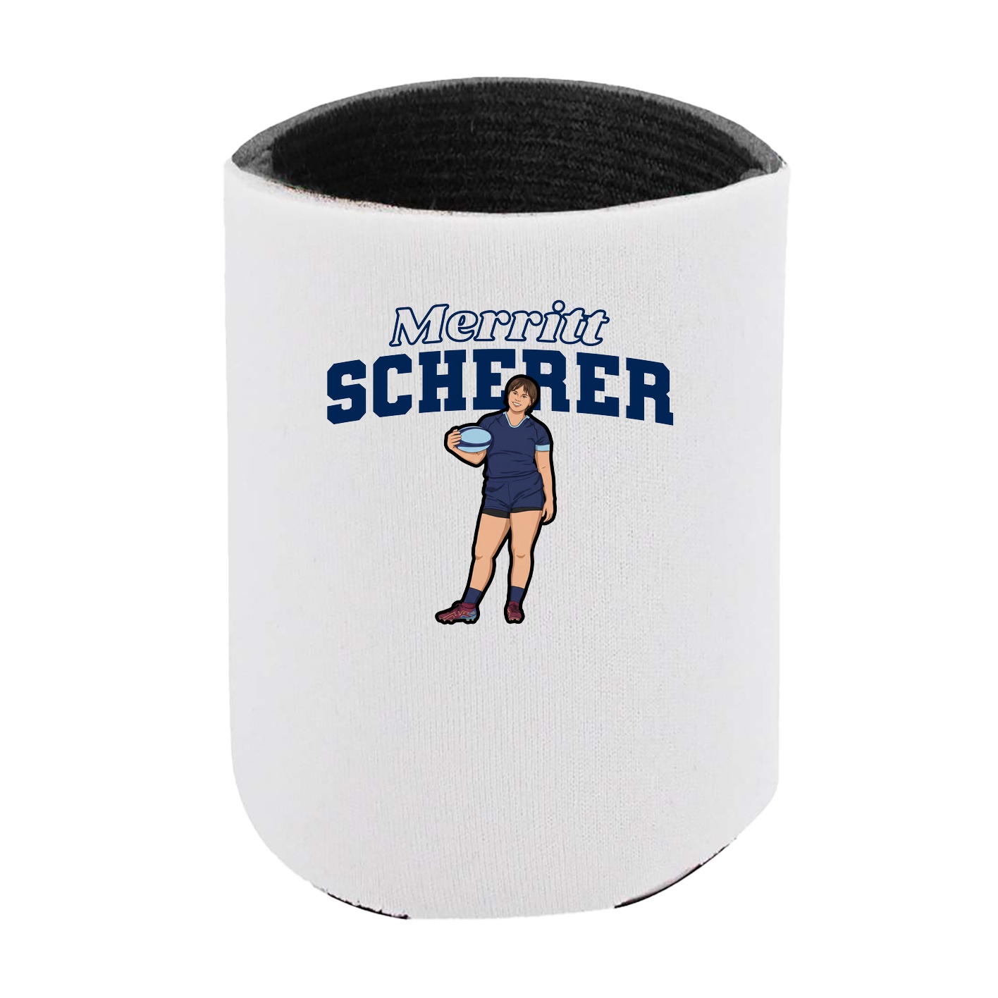Can Holder — Name Arch in White