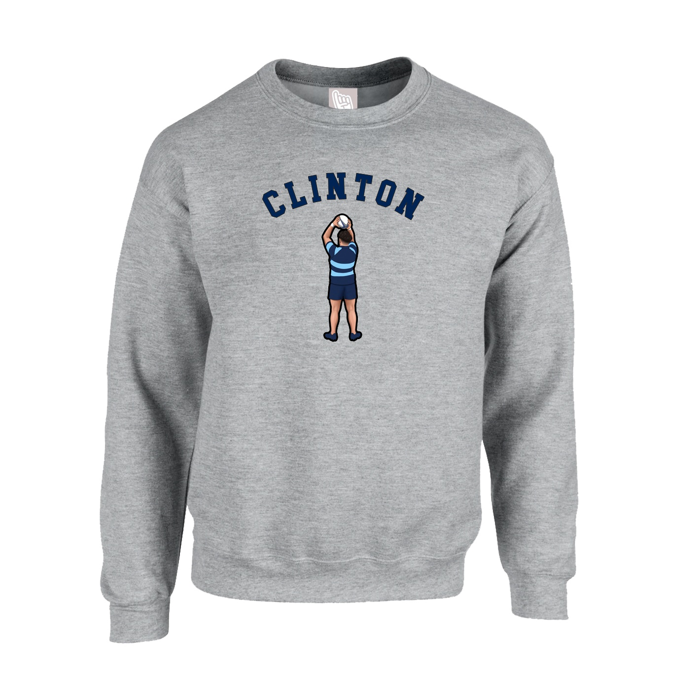 Fleece Crew — Shirsey Arch in Grey
