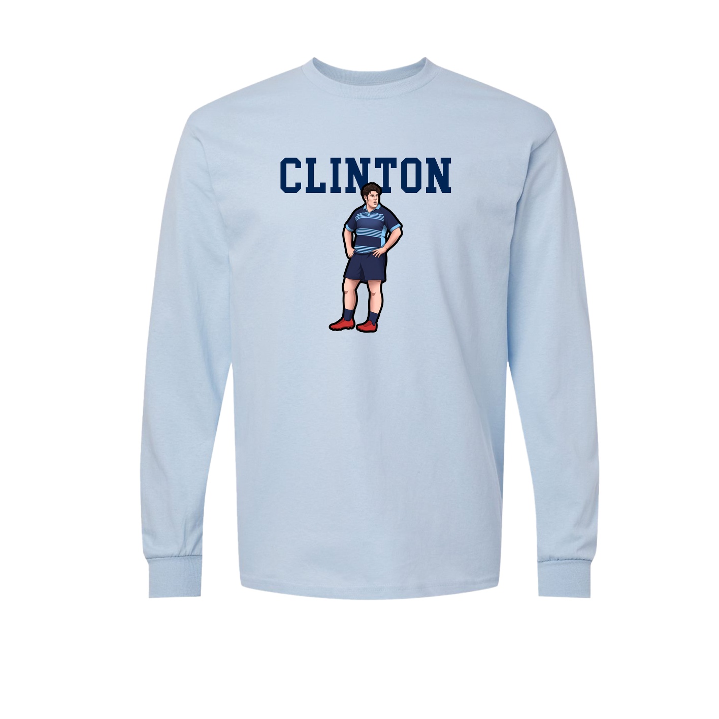 Long Sleeve Tee — Shirsey in Light Blue