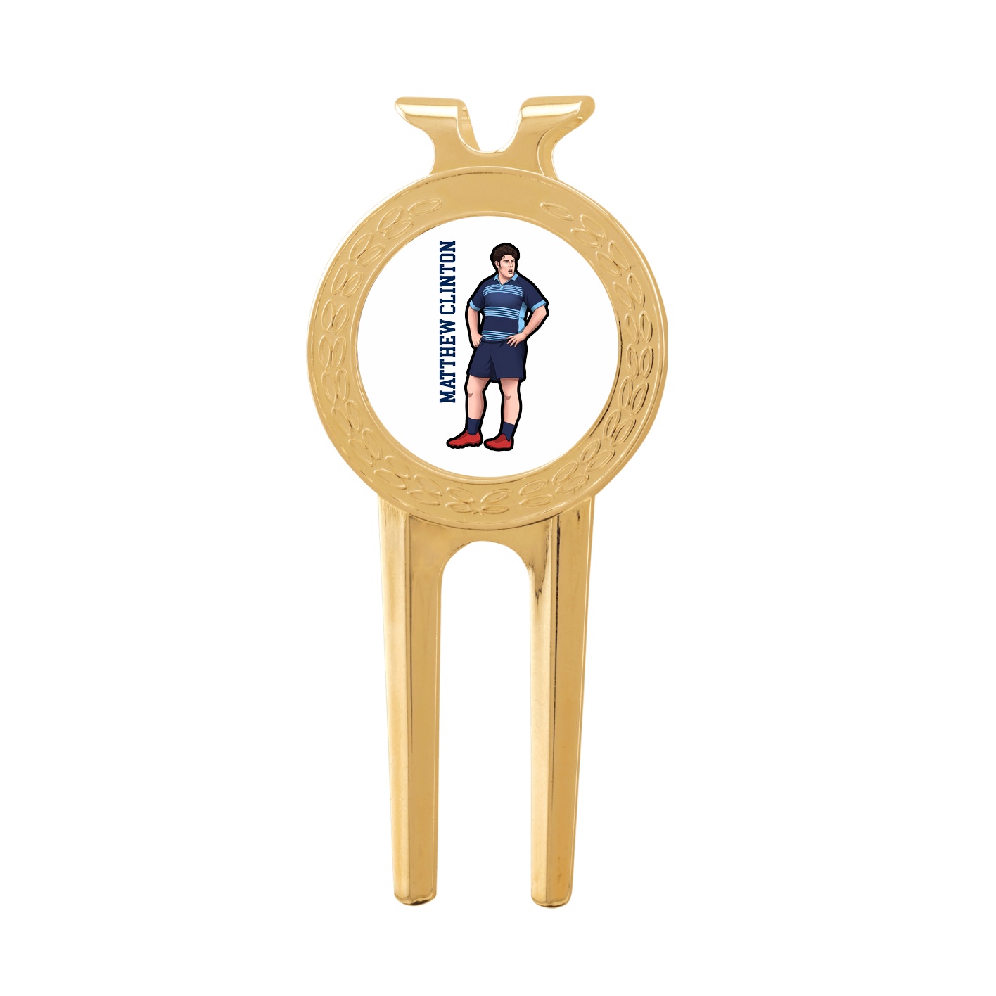 Divot Tool with Ball Marker — Name Vertical in Classic
